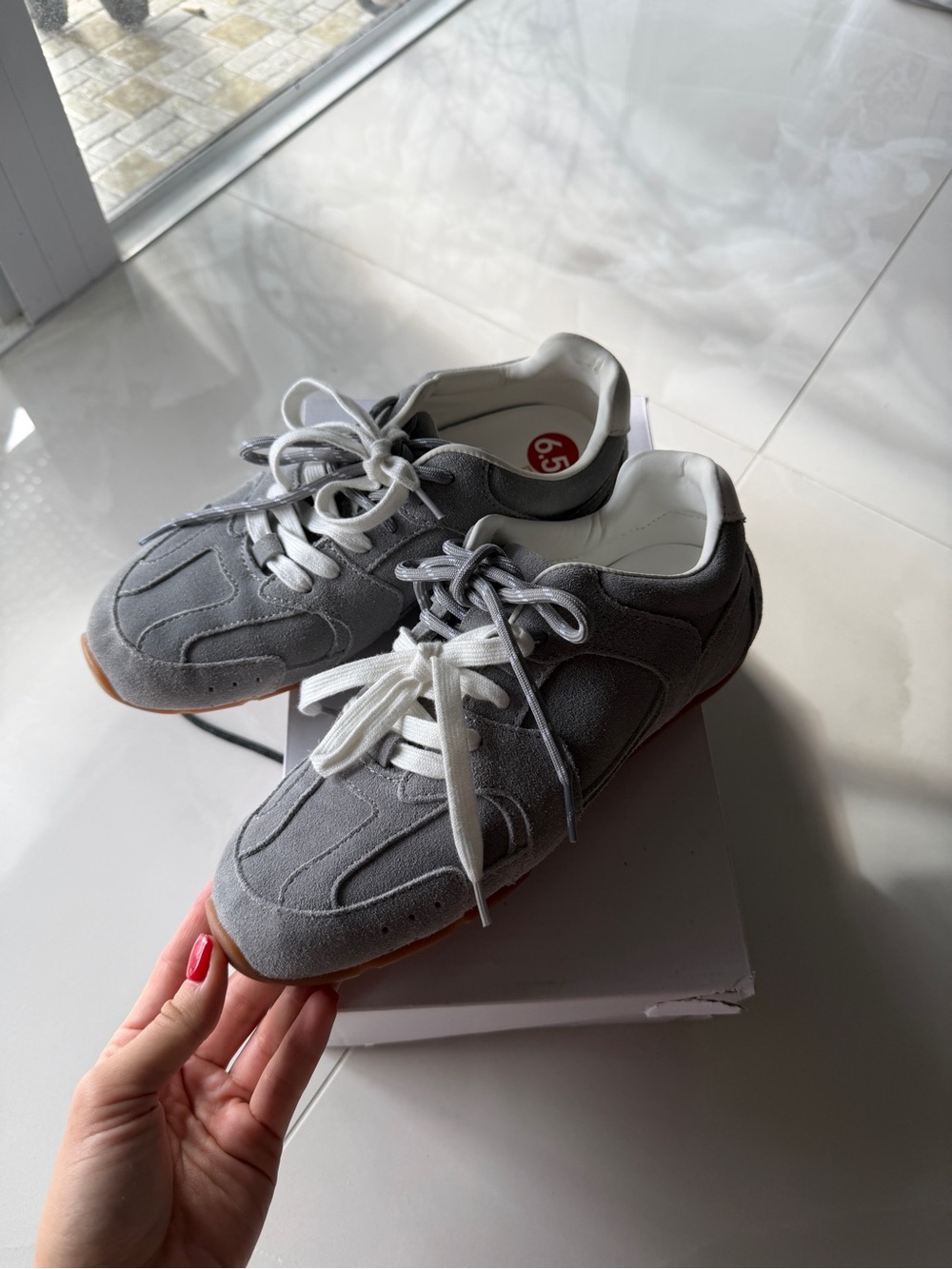 Aldo Gray Suede Casual Sneakers
